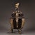Gilt Bronze Censer With Dragon Handles & Qilin Finial - Incense Burner For Sale - Image 4 of 8