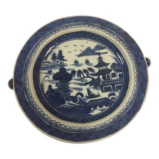19th Century Chinese Export Nanking Warming Plate For Sale