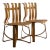 Pair of Frank Gehry "Hat Trick" Dining Chairs for Knoll, Bentwood Maple, Signed & Dated 1990 For Sale