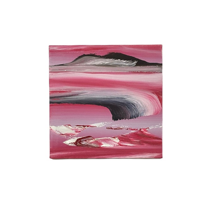 Textile Martyn Jones, Surrealist Abstract Painting Pair, Martyn Jones British Color Diptych Painting For Sale - Image 7 of 10