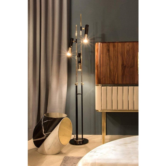 Ike Floor Lamps by DelightFULL- a Pair For Sale - Image 9 of 11