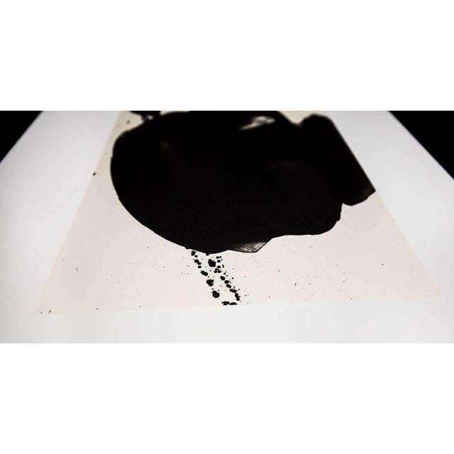 Robert Motherwell Robert Motherwell Lithograph Original Ltd Ed + Cat. Ref. B387.7 With Gallery Frame For Sale - Image 4 of 5