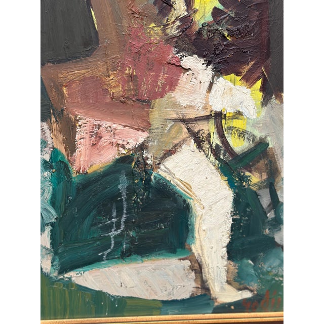 Ragnar Godin, Cirkusprinsessan, 1960s, Oil on Panel, Framed For Sale - Image 9 of 18