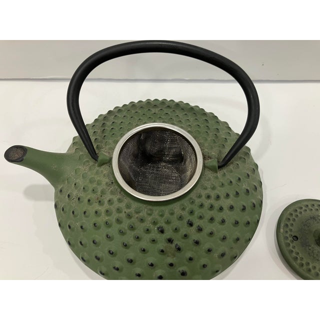 1980s Japanese Iron Tea Pot For Sale - Image 4 of 4