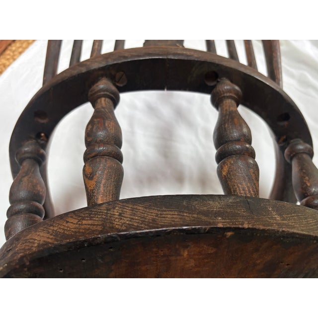 English Elm Child's Windsor Chair, 19th Century For Sale - Image 13 of 15