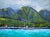 "Lahaina Maui" Contemporary Original Impressionist Style Tropical Landscape Oil Painting For Sale