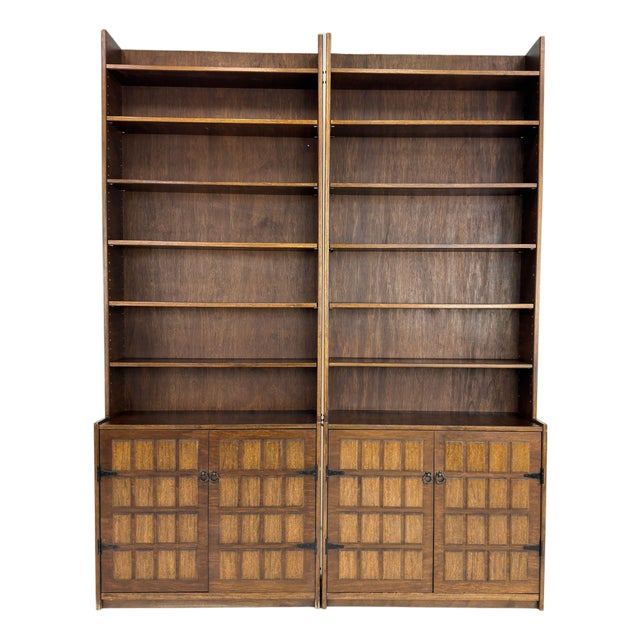 Dutch Brutalist Shelving Units - A Pair For Sale