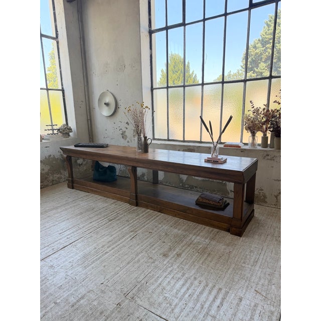 Glovemakers Drapers Table in Oak, 1900 For Sale - Image 3 of 18
