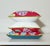 Vibrant Cottagecore Charm: Hana Chess in Ruby + Romo Miro in Beijing Blue + Down-Feather Filled Pillows = a Set of 4 For Sale - Image 16 of 17
