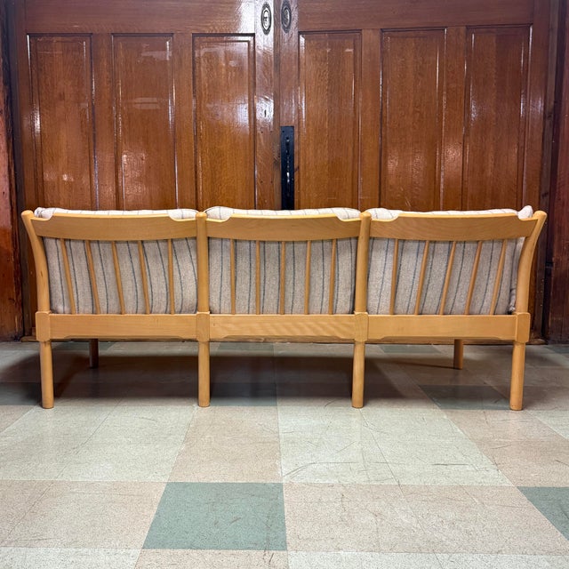 Mid 20th Century Danish Spoke-Back Sofa Set by Erik Ole Jørgensen, Attributed For Sale - Image 5 of 11