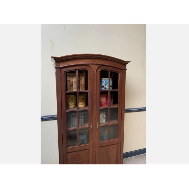 Antique Art Nouveau Display Cabinet, 1915 For Sale - Image 3 of 10