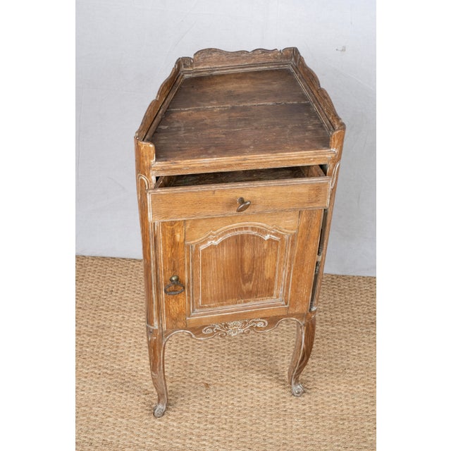 French Provincial Small Antique French Corner Cabinet For Sale - Image 3 of 14