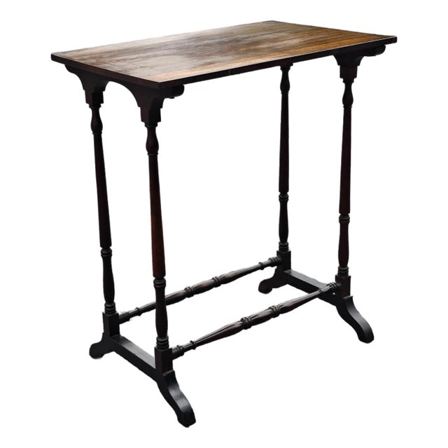 Early 20th Cenrury Edwardian Walnut Side Table For Sale