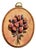 3d Rose Stumpwork Embroidery Art, Framed Botanical Sculpture, Handmade Floral Wall Decor For Sale