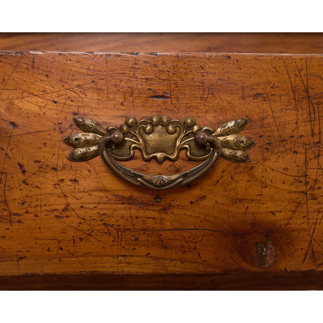 19th Century Country French Fruitwood Console Table Server 6 Ft. For Sale - Image 10 of 18