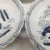 Late 20th Century Set of Small Japanese Blue and White Dishes With Landscape Motifs Set of 8 For Sale - Image 5 of 12
