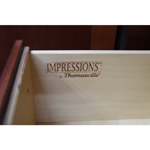 Wood Thomasville Impressions Cherry Armoire / Wardrobe For Sale - Image 7 of 13