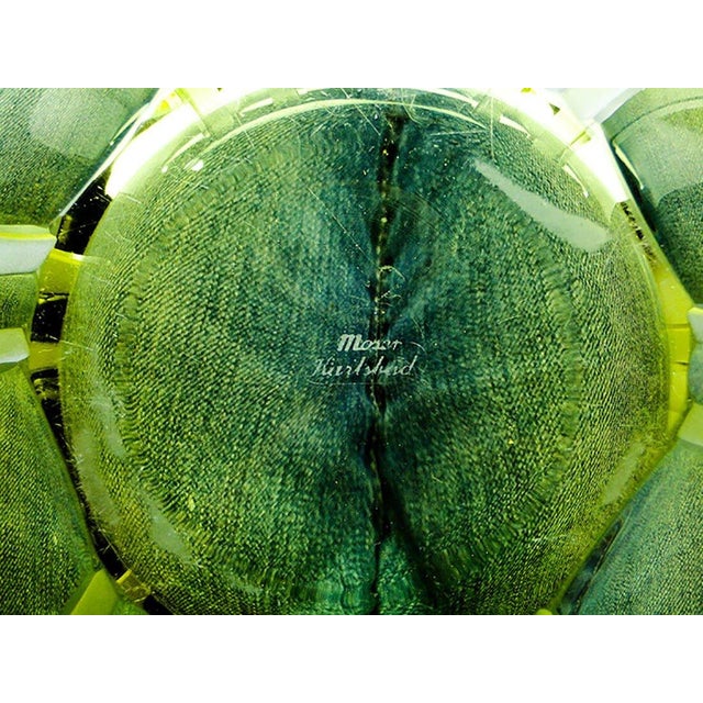 Art Deco Fruit Bowl by F. Hlousek for Moser, Czechoslovakia, 1930s For Sale - Image 6 of 9