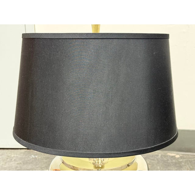 Polished Nickel Sculptural Table Lamps, Pair For Sale In San Francisco - Image 6 of 12