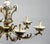 Colored and pierced painted porcelain chandelier capodimonte style production italy 1960. The chandelier is complete with...