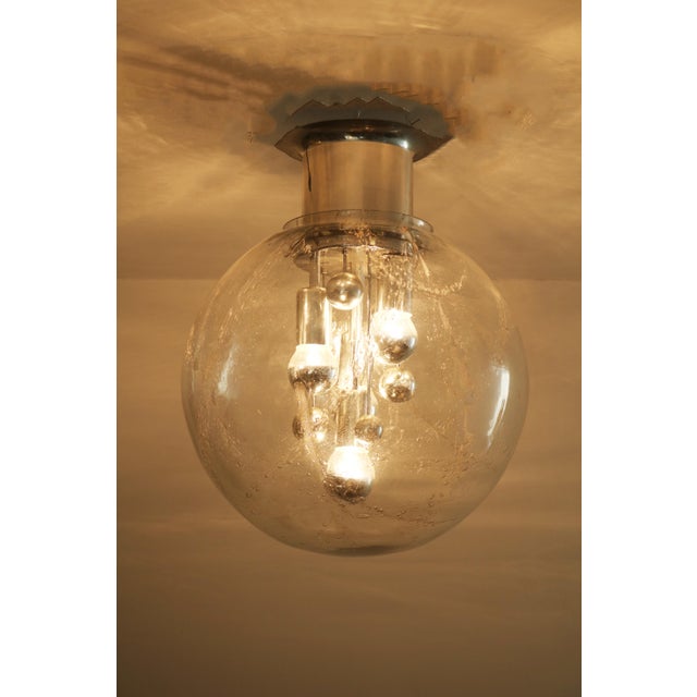 Xl doria big ball space age ceiling light space age design of the 70s diameter 40cm height 48cm 4 x e27 socket / excl....