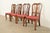 Baker Furniture Style Queen Anne Solid Walnut Side Chairs or Dining Chairs, Pair For Sale - Image 13 of 14