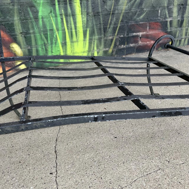 Wrought Iron Salterini Chaise Patio Lounge Chair For Sale - Image 9 of 12
