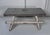Early 20th Century Vintage Scandinavian Folk Art Painted Solid Wood Low Stool, Dove Gray & Off White For Sale - Image 5 of 12