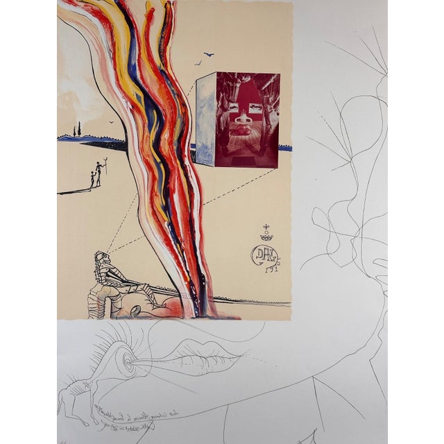 ARTIST: Salvador Dali TITLE: Imaginations & Objects of The Future Liquid and Gaseous Television MEDIUM: Etching SIGNED:...