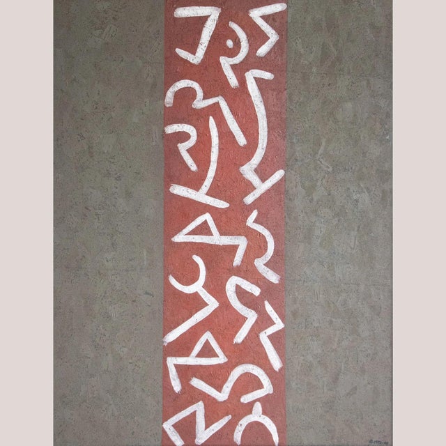 Manuel Rufi Gibert, Abstract Symbolic Composition, 1980s, Oil on Board For Sale - Image 11 of 11