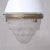 Antique French Glass and Brass Pendant Light For Sale - Image 5 of 8
