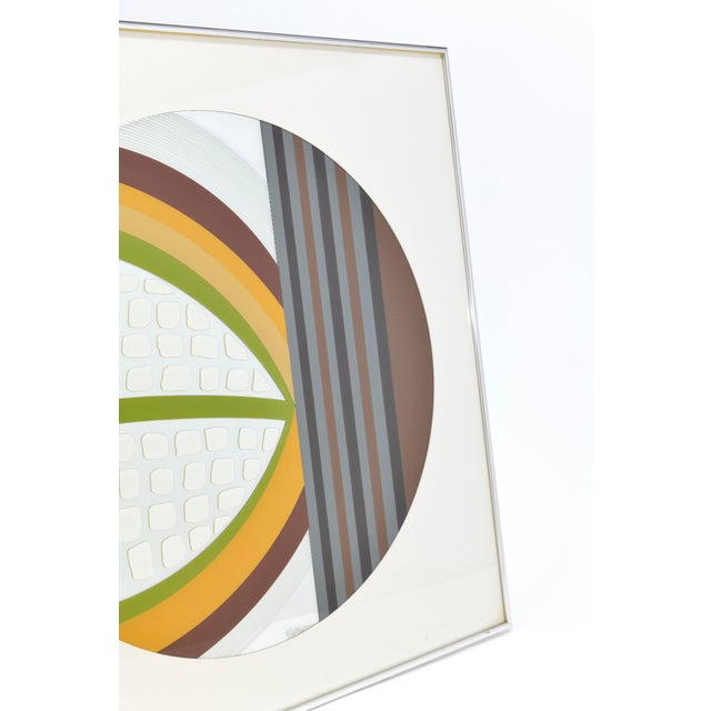 Mid Century Abstract Mirror Wall Art For Sale - Image 12 of 17