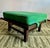 Ficks Reed Lounge Chair With Ottoman C. 1960’s Very Good Condition Dark Wood Green Cushions For Sale - Image 11 of 12