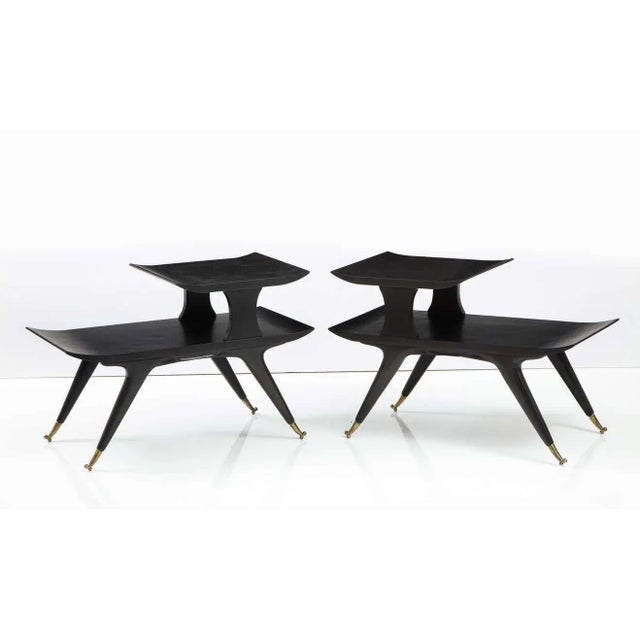 1950's Italian Ico & Luisa Parisi Style Sculptural End Tables - A Pair For Sale In New York - Image 6 of 13