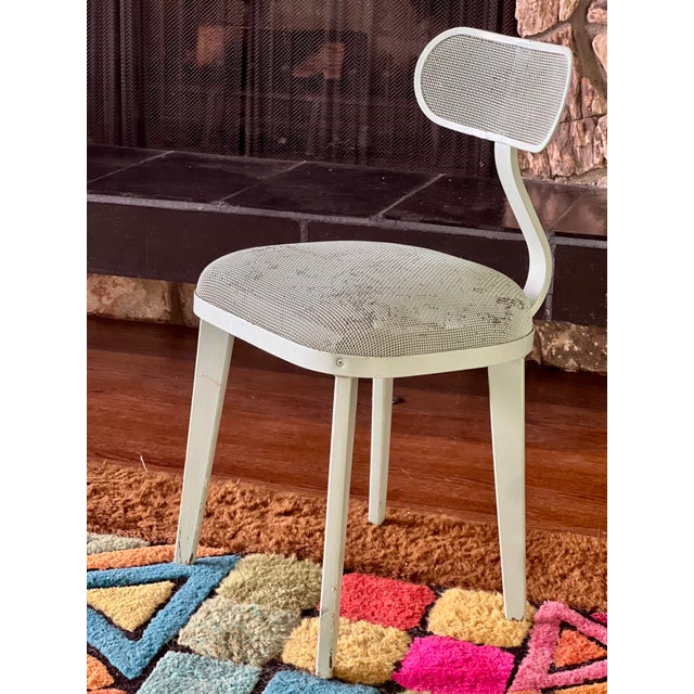 1950s Industrial Metal Mesh Side Chair in the Manner of Jean Prouvé For Sale - Image 11 of 11