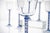 Cobalto and Pulegoso Murano Glass with Twisted Stems from Cenedese, 1950s, Set of 6 For Sale - Image 9 of 18