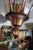 Large Antique Hanging Lantern in Glass and Brass, 1890s For Sale - Image 5 of 9
