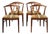 1970s Danish Wood and Wool Dining Chairs - Set of 4 For Sale