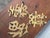 Vintage Brass Chinese Characters Wall Decor- Set of Three For Sale In Milwaukee - Image 6 of 8
