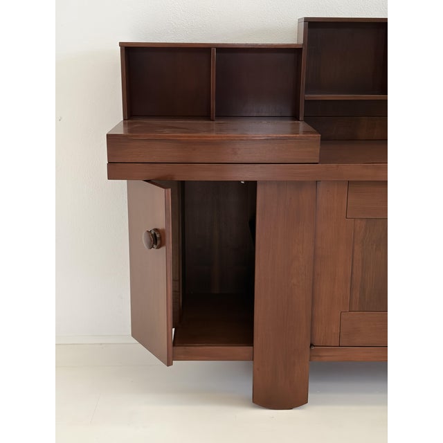 Brown Sideboard by Silvio Coppola for Bernini, 1960s-1970s For Sale - Image 8 of 16