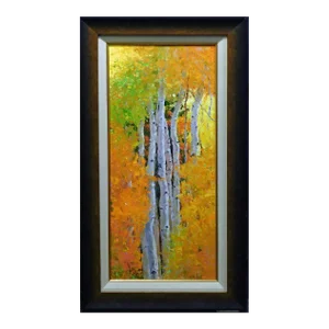 Eric Wallis Peaking Thorough" Original Oil Framed Hand Signed