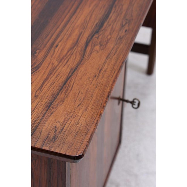 Vintage Danish Rosewood Desk, 1960s For Sale - Image 9 of 18