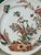 Antique Aesthetic Movement ironstone plate featuring hand-colored flora and fauna transferware decoration. Detailed...