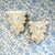 Vintage rococo style composite decorative wall brackets Overall measures 7” w x 4” d x 8.5” h. Shelf portion measures...
