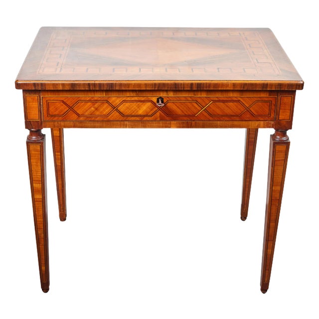 Petite, 19th Century Veneered Desk For Sale