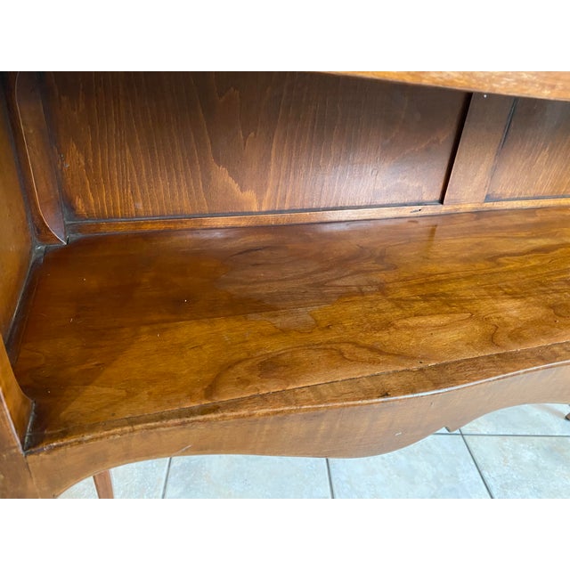 Louis XV Style Console Table in Cherrywood, 1950s For Sale - Image 10 of 18