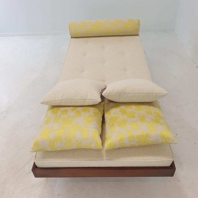 Mid-Century Teak Daybed with Dedar Cushions, 1960s For Sale - Image 6 of 18