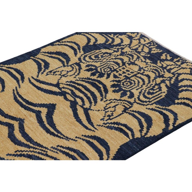 This vintage 4x7 rug is a bold new addition to Rug & Kilim’s Mid-Century Pasha Collection. This line is a commemoration,...
