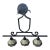 Steven Handelman Wrought Iron Kitchen Chandelier For Sale