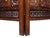 Brown Vintage Four-Panel With Brass Inlay Teak Wood Screen Room Divider For Sale - Image 8 of 8